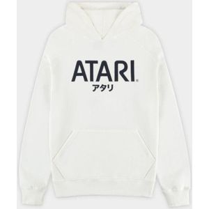 Atari Atari Heren Trui met capuchon - wit - S