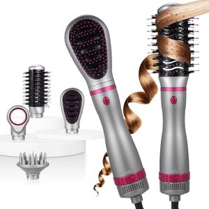 4-in-1 volumenisator heteluchtborstel met ionenborstel - 1000 W - 2 temperaturen - 2 snelheden