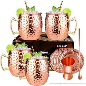 Moscow Mule Bekers - Moscow Mule Beker - Moscow Mule - Moskow Mule Bekers - Cocktailglas - Cocktailglazen