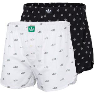 adidas Originals - Boxershort Comfort Cotton - Zwart/wit - Set van 2