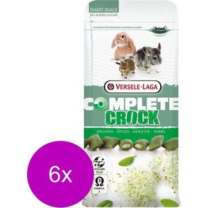 Versele-Laga Complete Crock Herbs - Knaagdiersnack - 6 x Kruiden 50 g