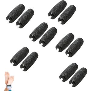 Brenzoos - 12 stuks navullingen voor elektrische voetvijl, extra grof voor pedicure, geschikt voor eeltverwijderaar
