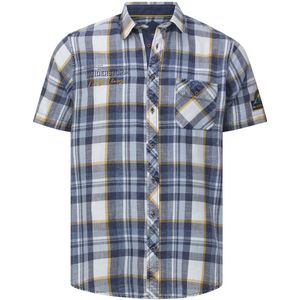 Jan Vanderstorm - INGOLOF - Overhemd - Blauw - Korte Mouwen