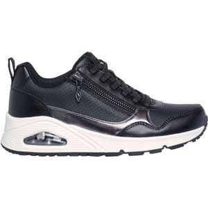 Skechers Sneaker 177873/ BLK Uno Metallic Sliders Zwart