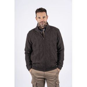 Pre End - Henry - Gebreid Vest - Donkerbruin