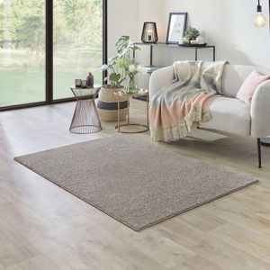 Carpet Studio Ohio Vloerkleed 115x170cm - Laagpolig Tapijt Woonkamer - Tapijt Slaapkamer - Kleed Beige