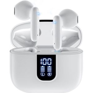 Siltcon - SoundWave Pro 2 - Draadloze Oordopjes - Wit - Bluetooth 5.4 - Noise Cancelling