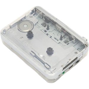 Bijgewerkte Cassette Naar MP3-converter, Draagbare USB-cassettespeler Vastleggen, cassettebandspeler MP3-audiomuziek met 3,5 Mm Hoofdtelefoonaansluiting, cassettecassette Naar Mp3-form