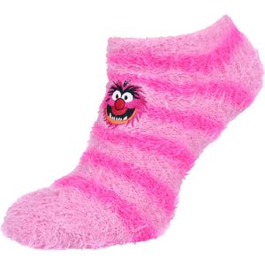 Roze, dikke gestreepte sokken MUPPET SHOW