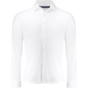 Cutter & Buck Hedley Stretch Shirt Heren 352412 - Wit - XXL