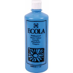 Ecola plakkaatverf 501 Lichtblauw (Cyaan) 1000ML