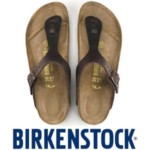 Birkenstock - Gizeh - Slippers - Bruin