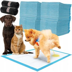 Ilso puppy training pads - zindelijkheidstraining - 60x90 cm - 50 stuks- 30 poepzakjes