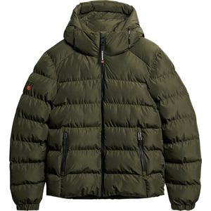 Superdry HOODED SPORTS PUFFER JACKET Heren Jas - Maat L