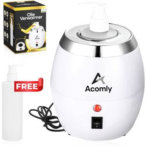 Acomly® Massage Olie Verwarmer Pro - Inclusief 2 Dispenser - Warme Massageolie - Inclusief 2 Dispensers & Massage Tool - Elektrische Flessenwarmer