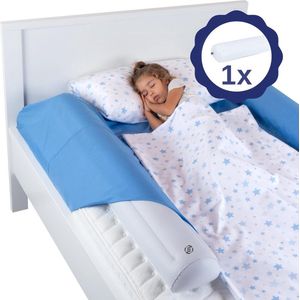 Equivera Opblaasbare Bedrand - Bedrail - Uitvalbescherming - Bedrand met Flap - Bedhekje