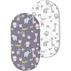 hoeslaken kinderwagen wieg set 2/75 x 33 x 0.03 cm