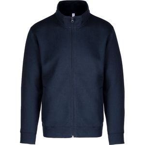 Sweatshirt Heren XL Kariban Lange mouw Navy 80% Katoen, 20% Polyester
