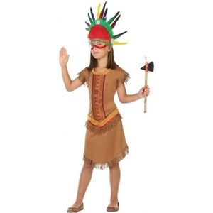 Indiaan/indianen jurk verkleedset / kostuum voor meisjes- carnavalskleding - voordelig geprijsd 128