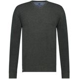 Fellows United Pullover V-neck structure knit Dark Green (32.1103 - 172)