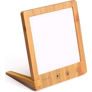 White-label® Daglichtlamp - Lichttherapie Lamp - Bureaulamp Led - Bruin