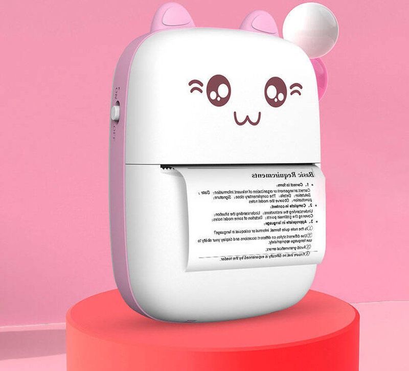 HURC9 Mini Thermische Printer - Mobiel - Roze