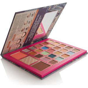 BellaPierre | Make-up Pallet 90's GLAM - Eye and Facebook - 25 oogschaduws - Highlighter - Contour - Blush - Alles in 1