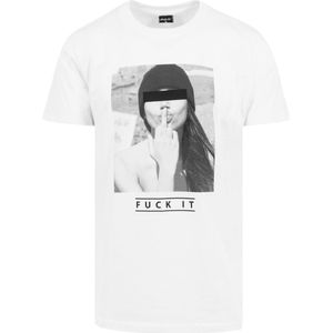 Heren T-Shirt F#?KIT Tee wit