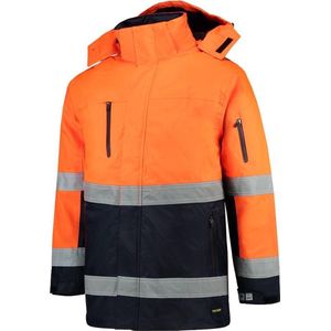 Tricorp Parka EN471 bi-color - Workwear - 403004 - fluor oranje / navy - Maat XL