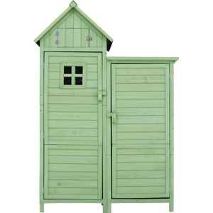 Merax Tuinkast - Gereedschapskast - Gereedschapsschuur - PVC Dak - Groen