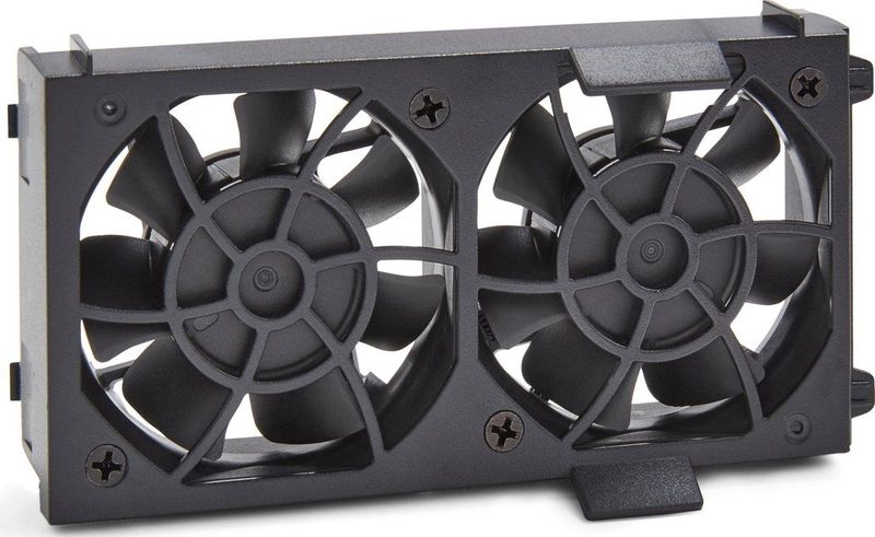HP Z2 TWR Dual Front Fan Kit Computer behuizing Ventilator Zwart