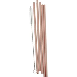 Ginger Ray - Ginger Ray - Metalen Rietjes Rose Gold (5 stuks)