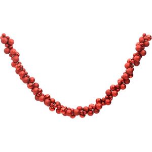 vidaXL-Kerstslinger-ballen-175-cm-polystyreen-rood