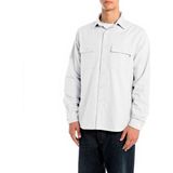 Replay M4147 .000.52828 Overhemd Met Lange Mouwen Wit L Man