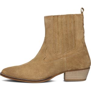 Omoda Moco-36 Enkellaarsjes - Enkelboots met rits - Dames - Bruin - Maat 37