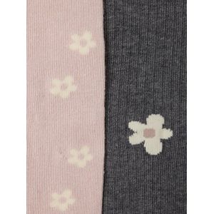 Maillots - Roze - Set van 2 - Met Bloemen - Zacht Tricot