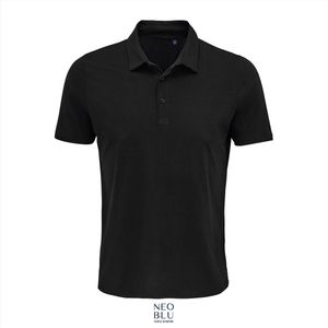 Neoblu Men´s Jersey Polo Shirt Octave NB3572 - Deep Black - XXL