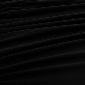 Elastische tafelhoezen stretchhoes buffet - Tafelkleden biertafelhoes voor bruiloft - Evenement rok 183 x 76 x 76 cm (zwart) stretch black tablecloth