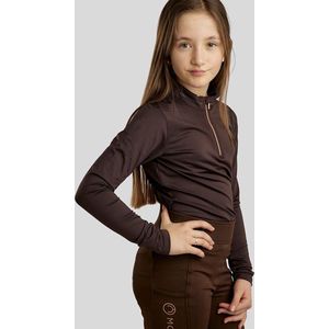 Montar Longsleeve MoEverline Kids Bruin/Rosegoud - 140
