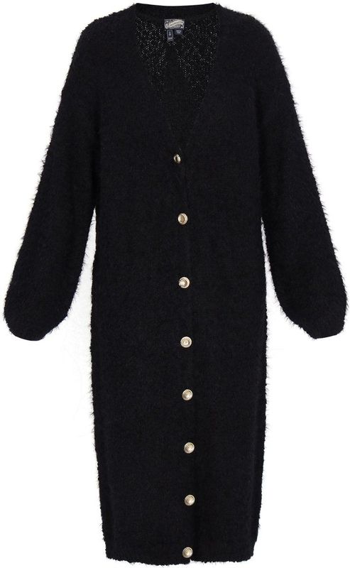 DreiMaster - Vintage - Gebreid Vest - Zwart