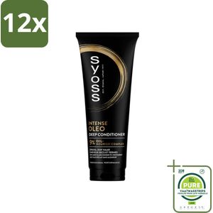 Syoss - Oleo - Conditioner - Voedt & Verzacht - 250 ml - Voordeelverpakking - 12 stuks - Haar conditioner - Droge haren