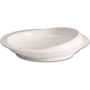 Bord met opstaande rand en zuignap : Rood