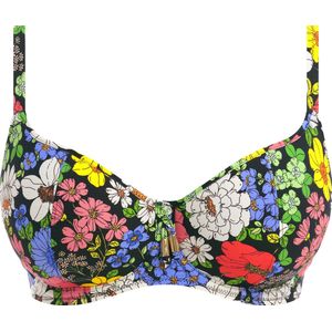 Freya - Floral Haze - Bikinitopje - Zwart