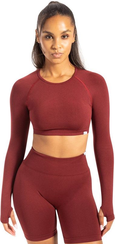 Smilodox - Linnea - Longsleeve - Dames - Extra Lange Mouwen - Geplooide Tailleband