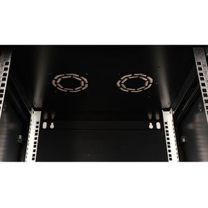 VALUE 19 inch wandbehuizing 9HE, 600x600 mm zwart, bouwpakket