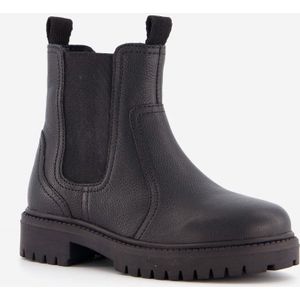 Hush Puppies leren kinder Chelsea boots zwart - Maat 27