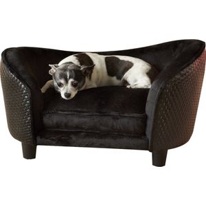 ENCHANTED PET | Enchanted Hondenmand Sofa Ultra Pluche Snuggle Wicker Bruin