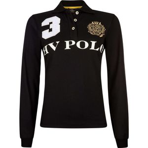 Hv Polo Polo Hv Polo Favouritas Eq Long Sleeve Kids Zwart
