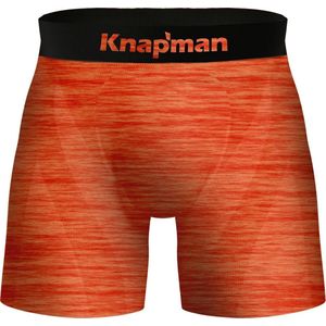 Knapman Ultimate Comfort Boxershorts Twopack | Oranje Melange | Maat S