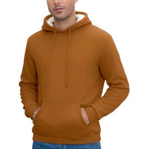 Heren Fleece Hoodie - Warm Sportief Sweatshirt voor Winter